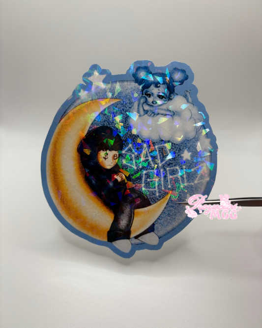 SadGirl Luna Holo Car Decal