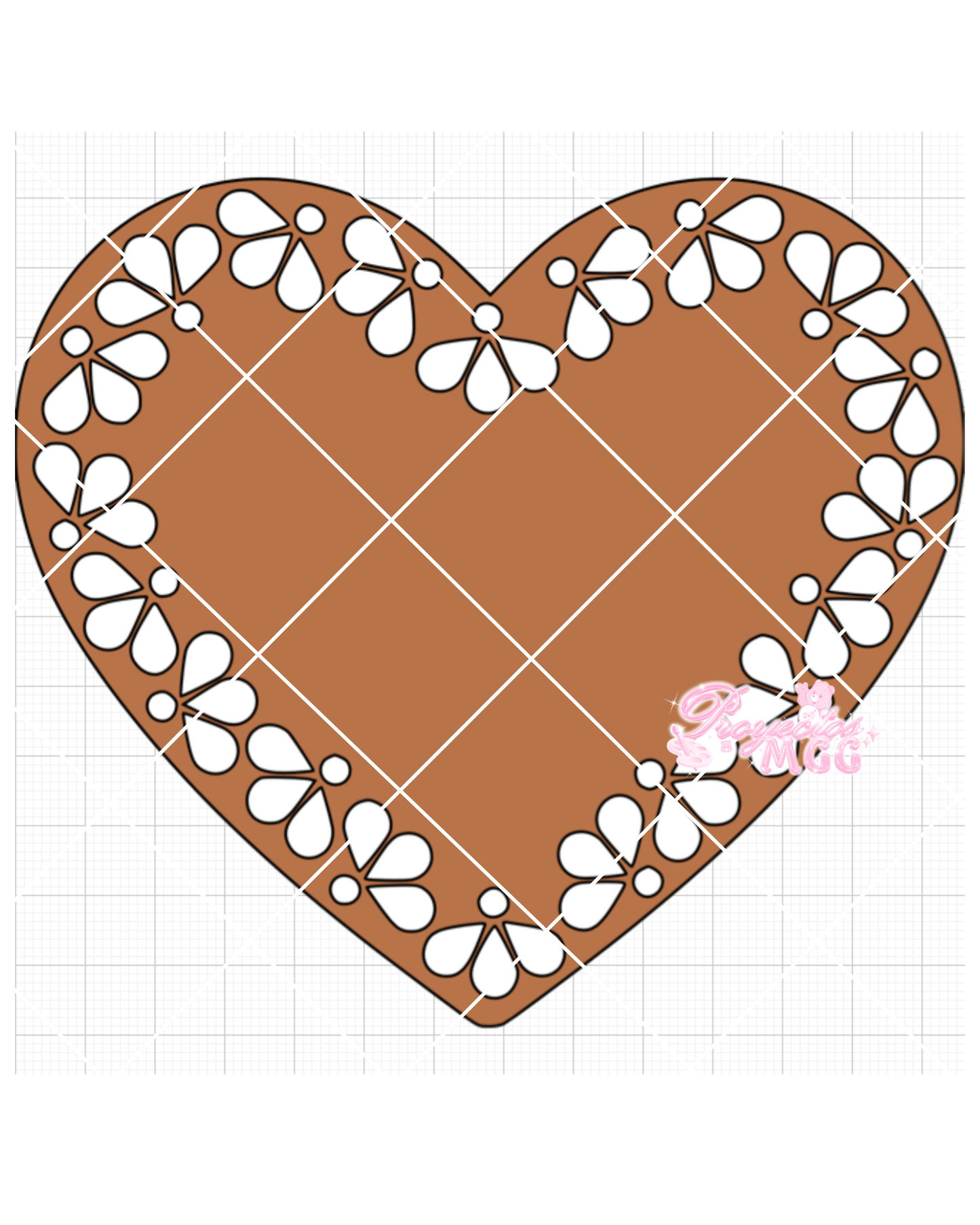 Talavera Heart SVG Digital File