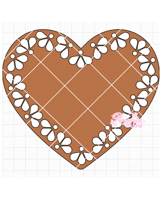 Talavera Heart SVG Digital File