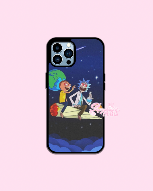 Galaxy Rick Morty Phone Case