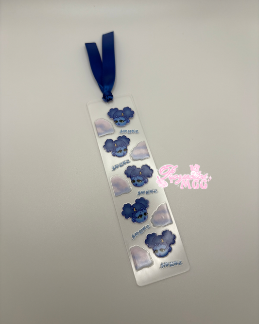 SadGirl Cloud Acrylic Bookmark