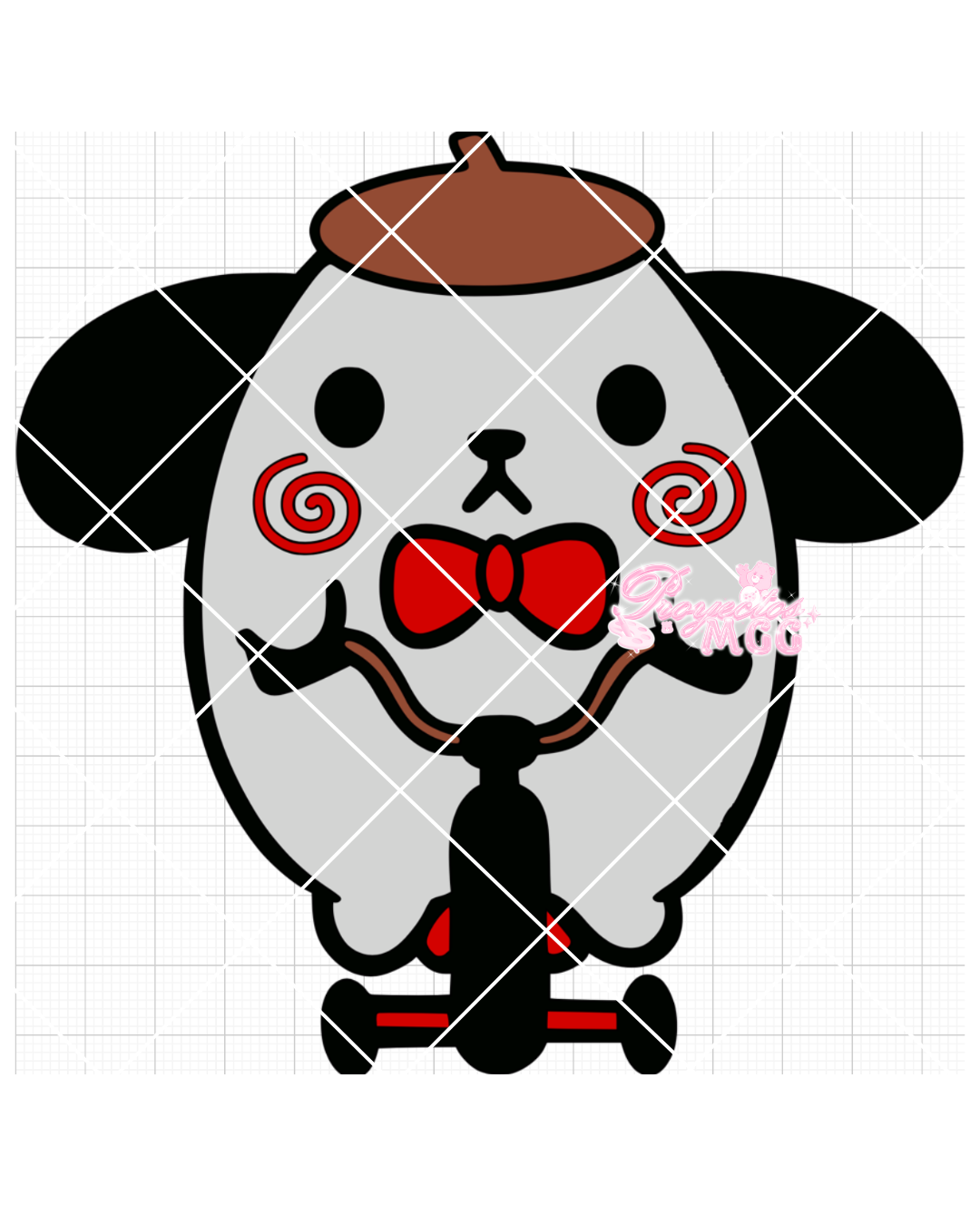 Pom Saw SVG Digital File