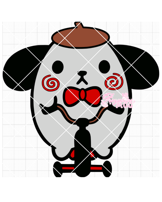 Pom Saw SVG Digital File