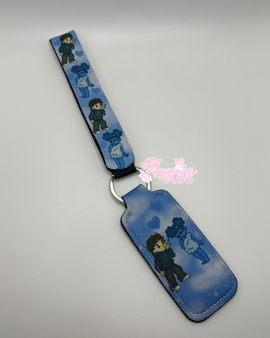 SadBoy & SadGirl Wristlet & Chapstick Keychain Bundle