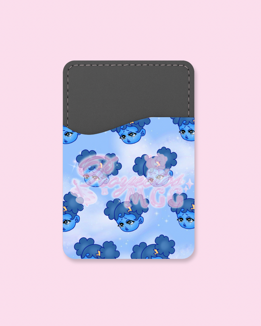 SadGirl Face Phone Card Holder