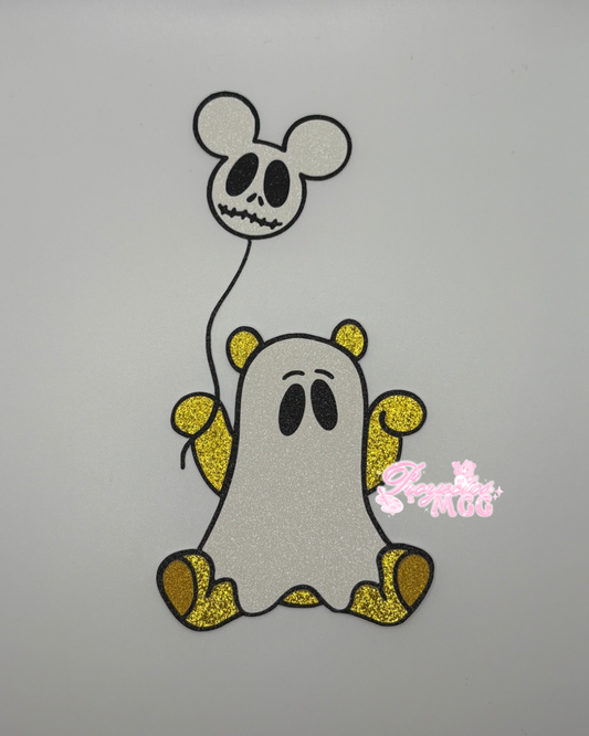Pooh Ghost w/ Balloon Bouquet Topper