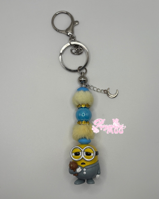 Bob w/ Teddy Beaded Keychain