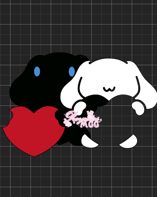 Cinna w/ Heart SVG Digital File