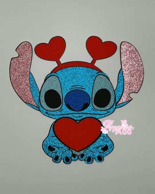 Koala w/ Heart Bouquet Topper