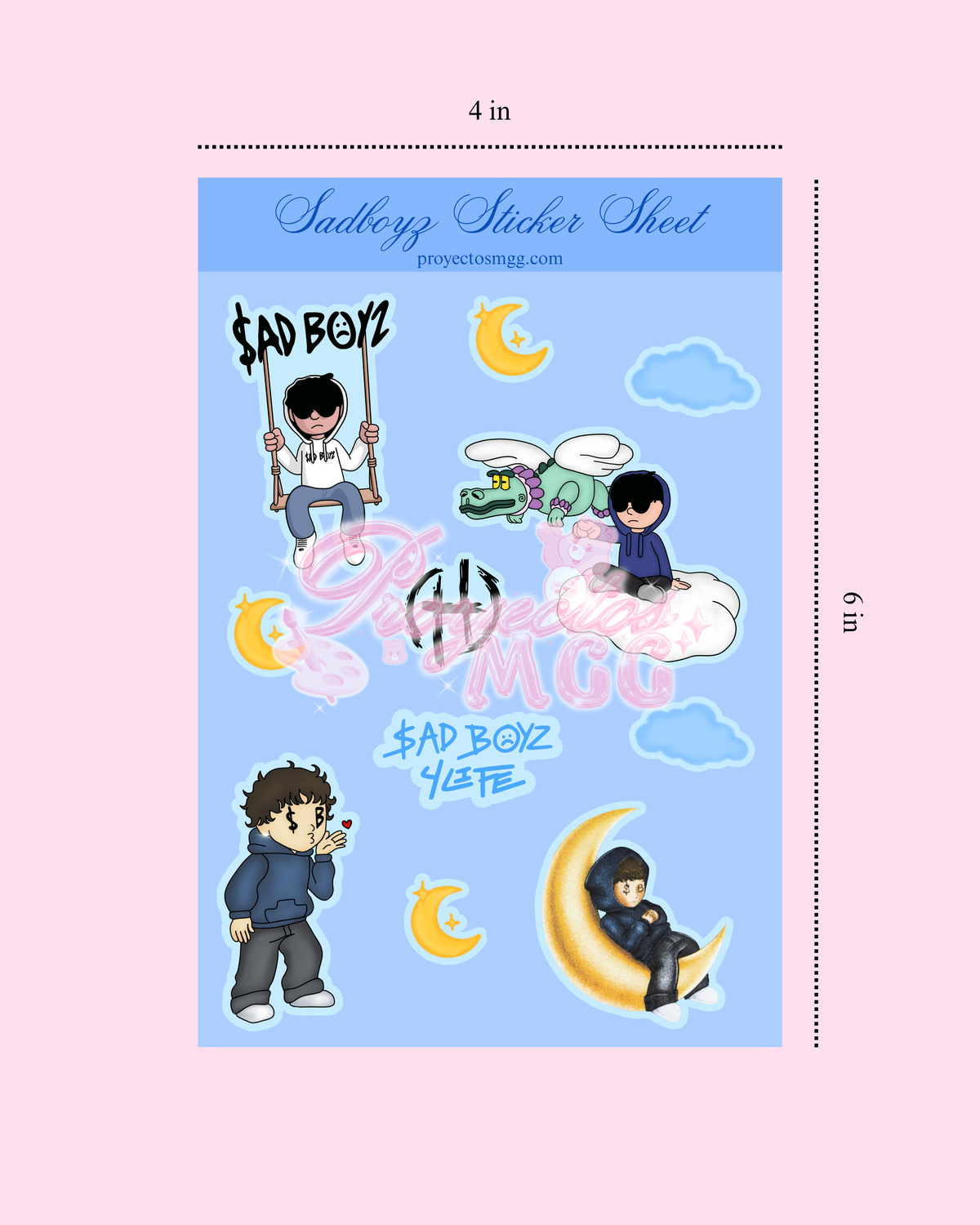 SadBoy Holo Sticker Sheet