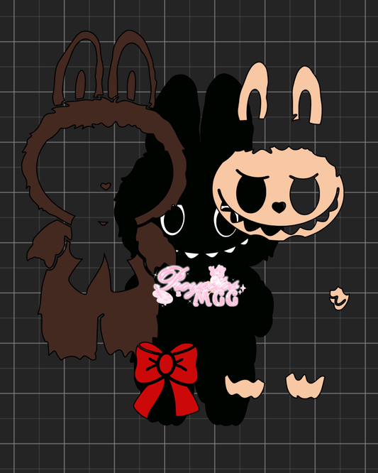 Brown Bubu w/ Bow SVG Digital File