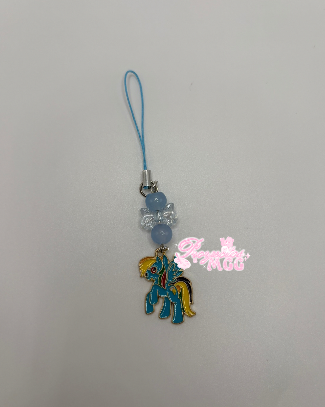 Rainbow Pony Phone Charm