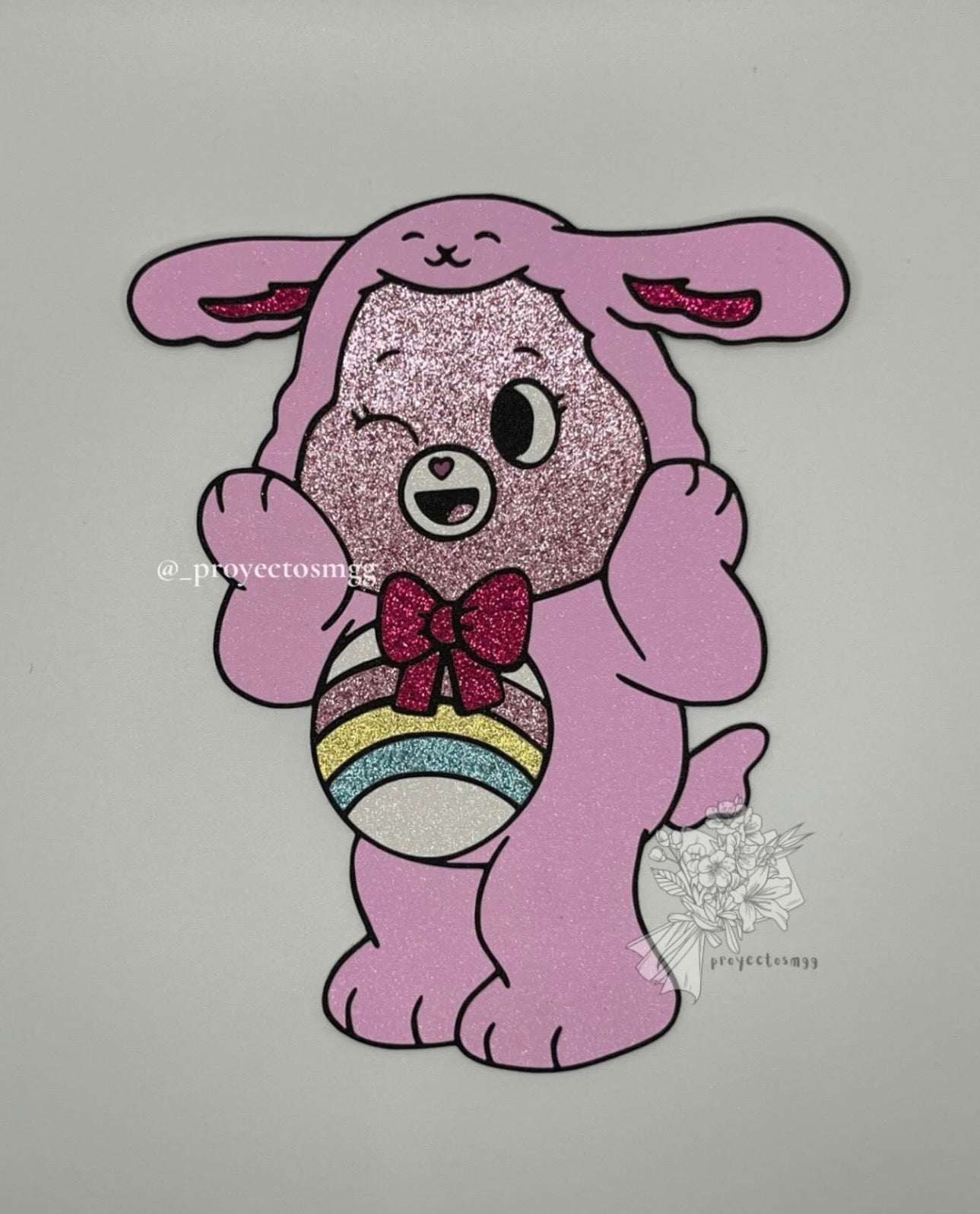 Cheer Bunny Bear SVG Digital File
