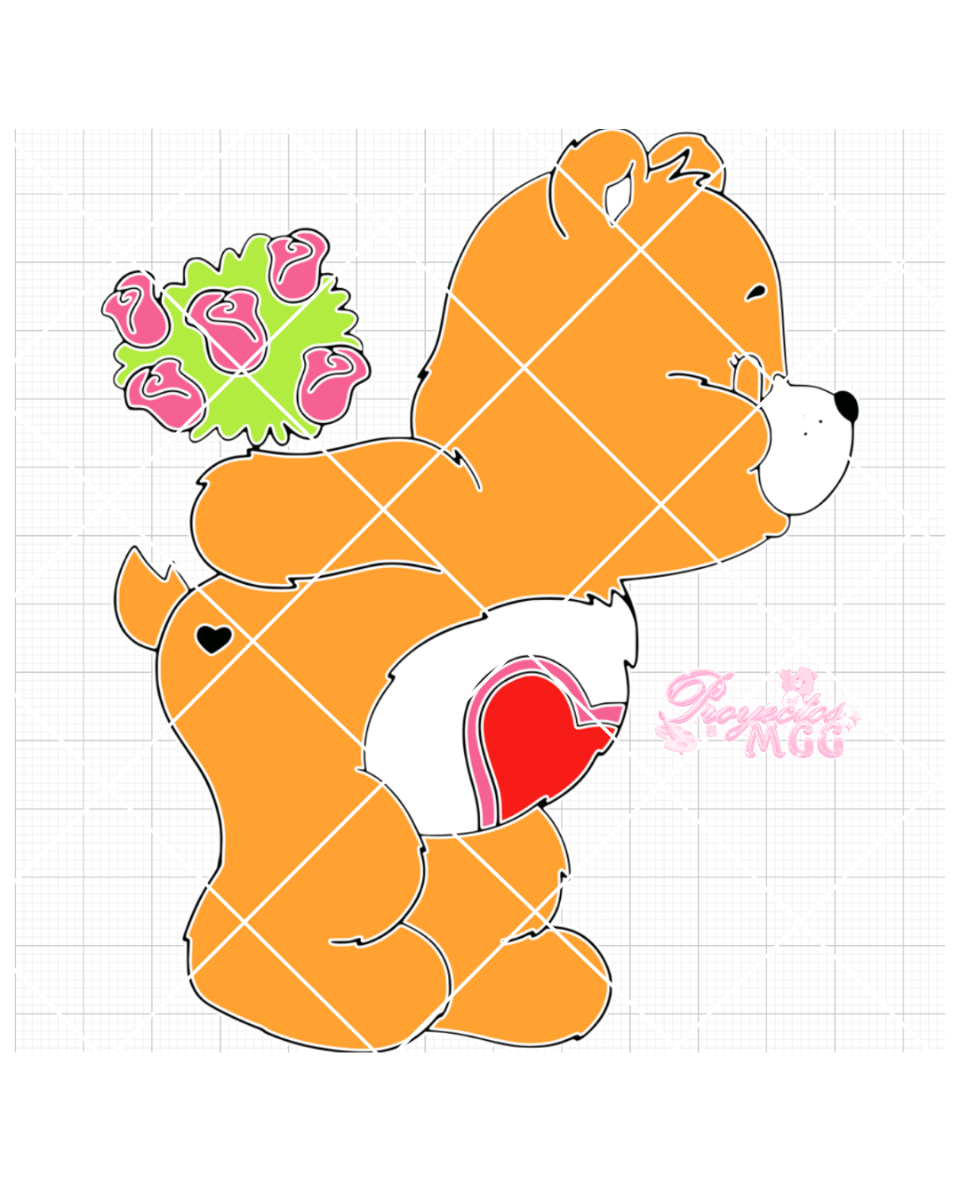 Tender Bear SVG Digital File