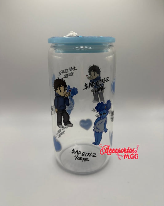 SadGirl 16oz. Glass Cup