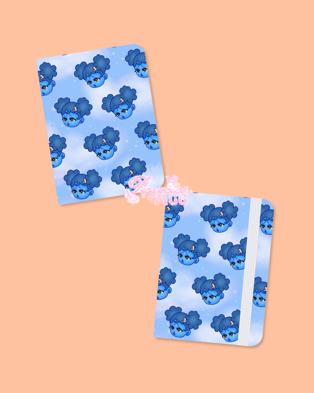 SadGirl Pattern Passport Case