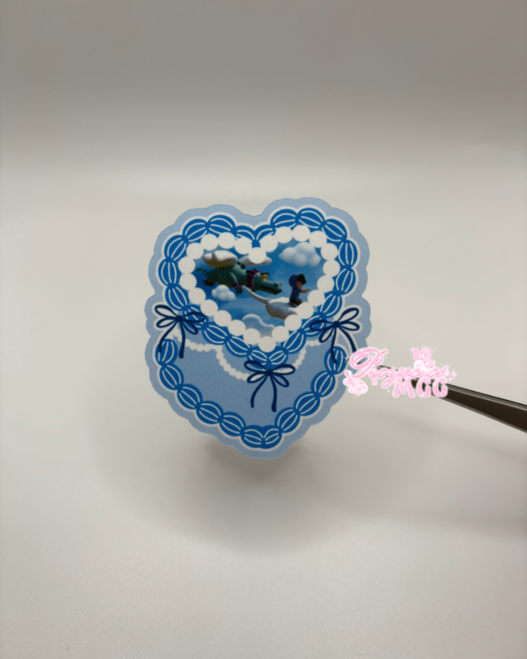 Música Vintage Cake Matte Sticker