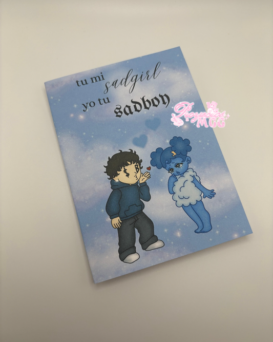 Tu Mi SadGirl Greeting Card