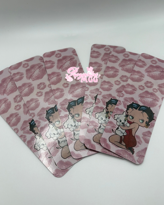 Betty Kiss Laminated Bookmark