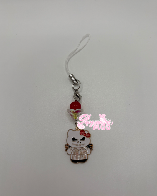 HK Skellington Phone Charm