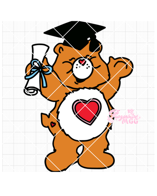 Tender Bear Graduation SVG Digital File