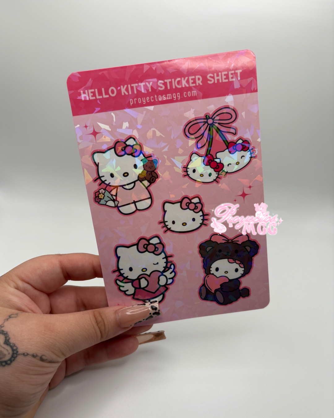 HK Holo Sticker Sheet