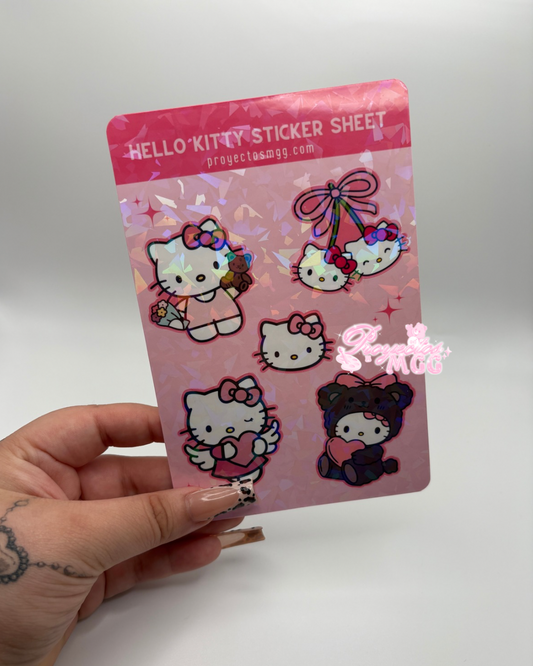 HK Holo Sticker Sheet