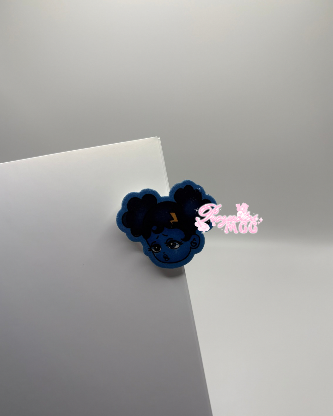 SadGirl Face Acrylic Clip