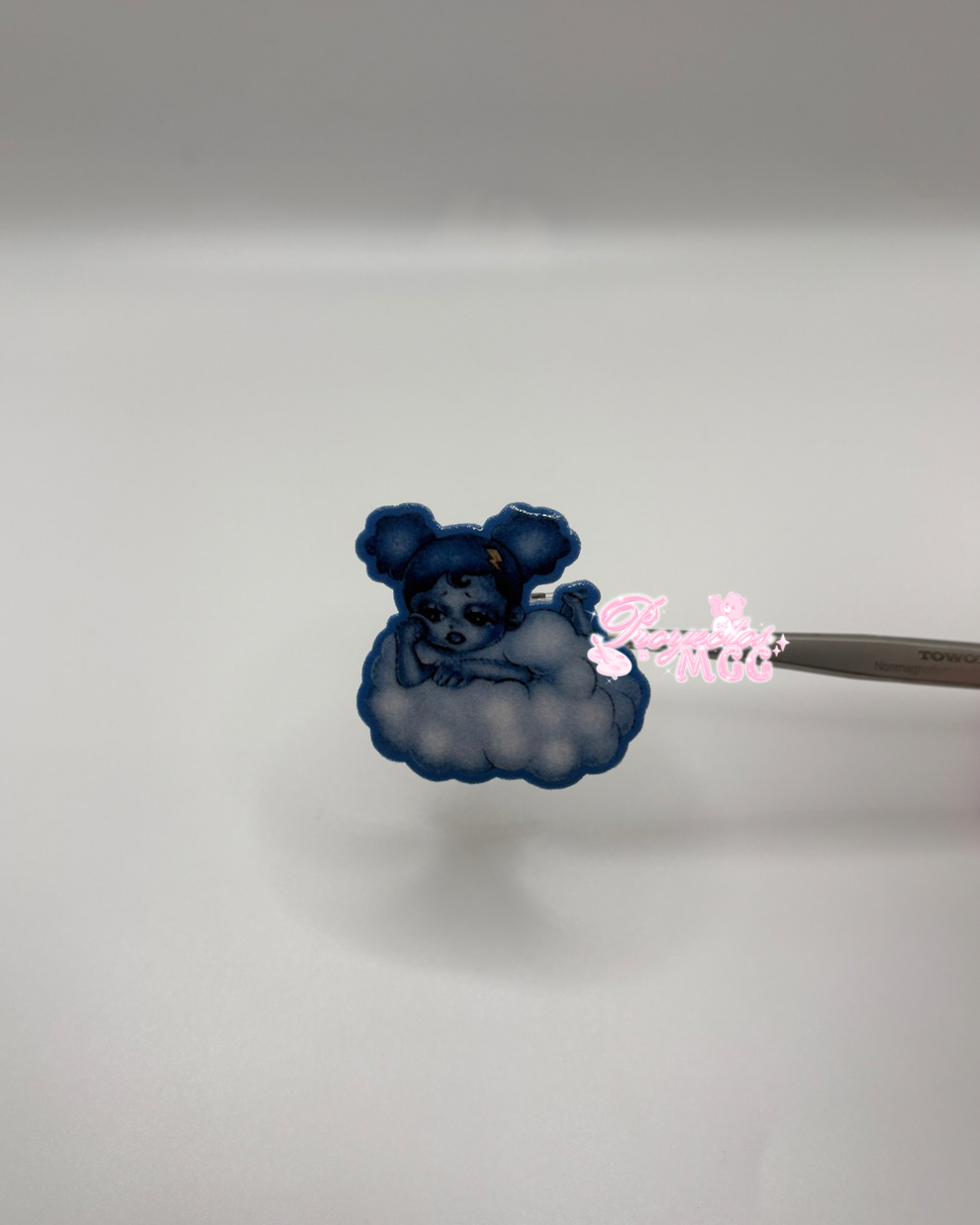 SadGirl Cloud Acrylic Clip