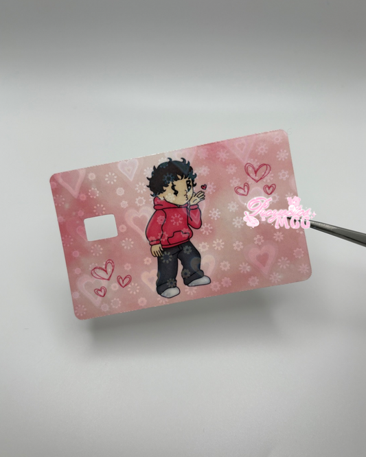 Pink SadBoy Holo Card Decal