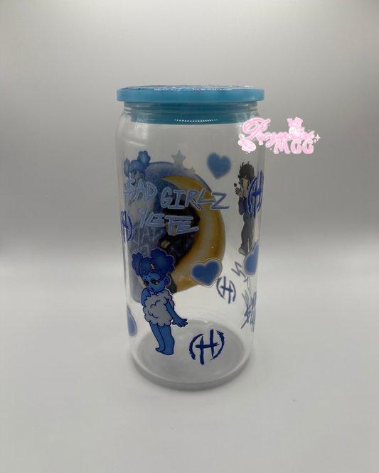SadGirl Luna Glass Cup