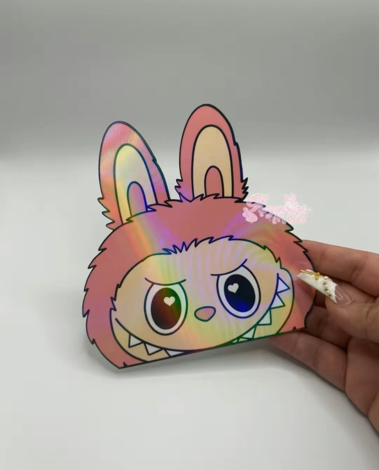 Pink Bubu Car Decal
