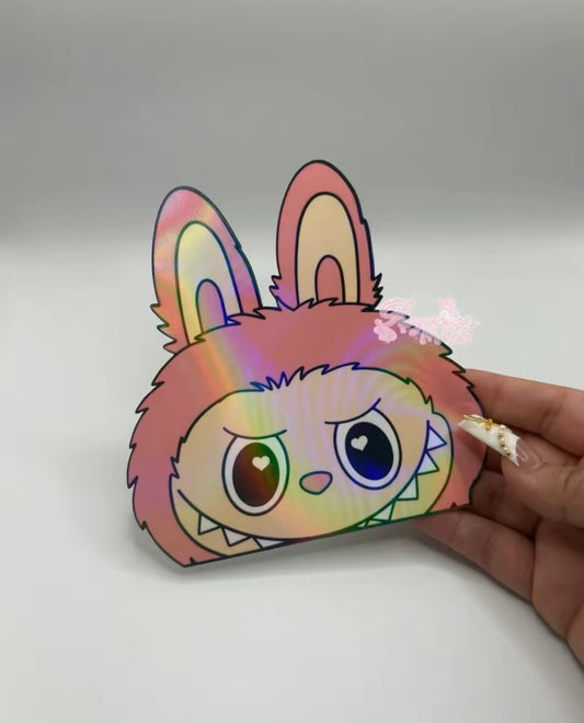 Pink Bubu Car Decal