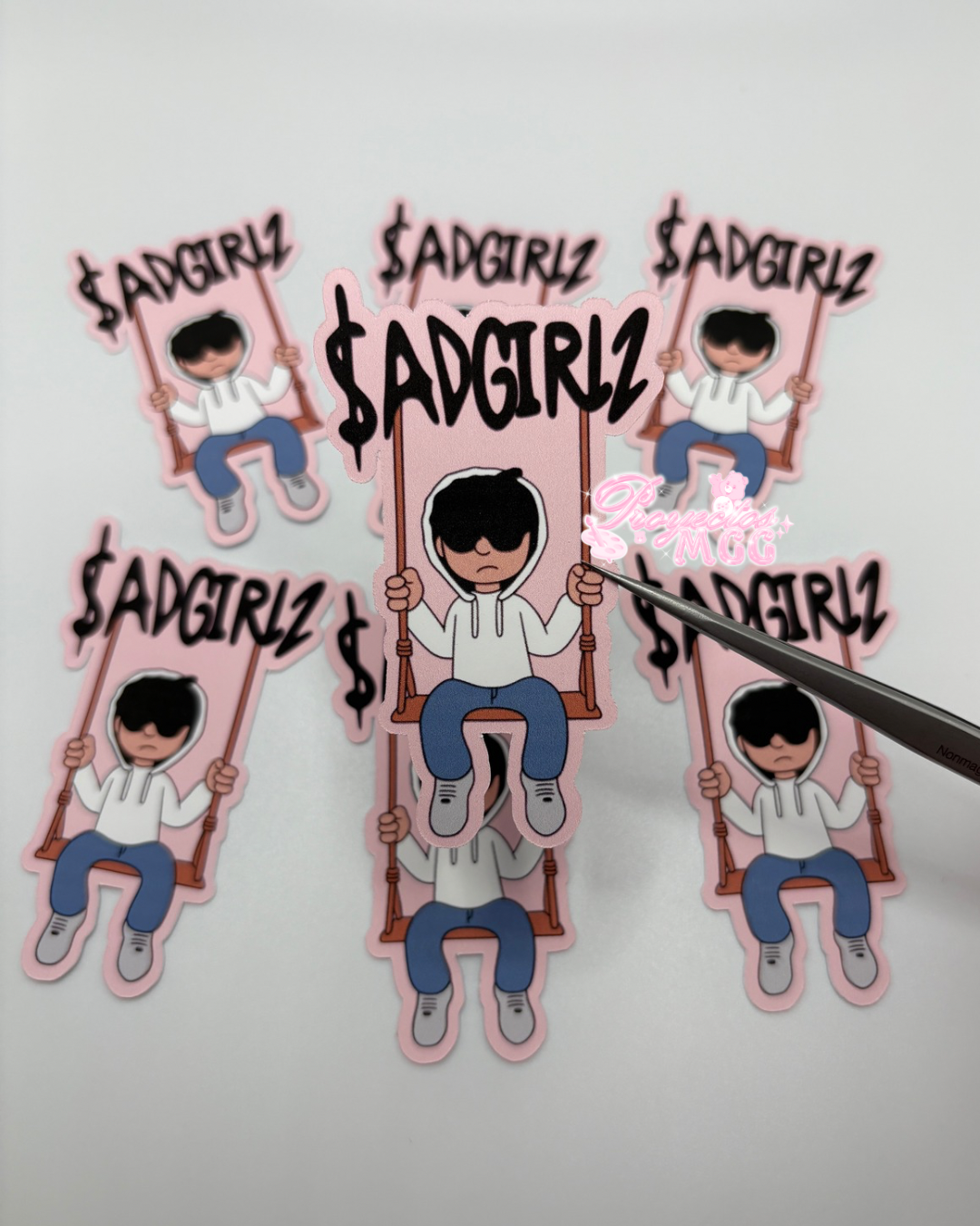 Junior H SadGirl Matte Sticker