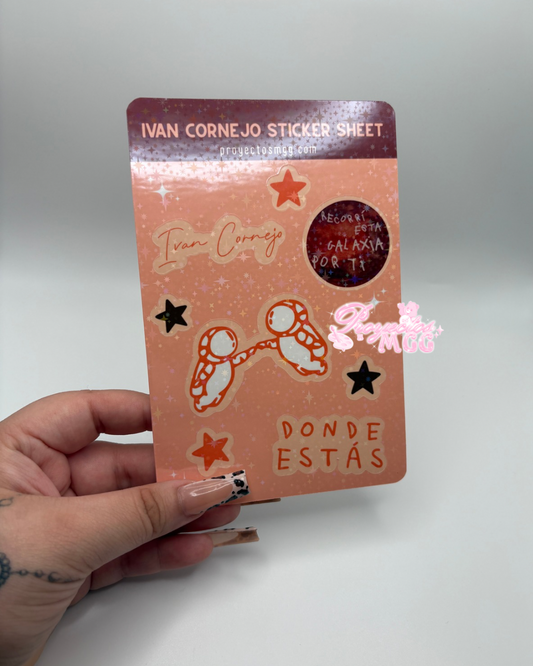 Ivan Cornejo Holo Sticker Sheet
