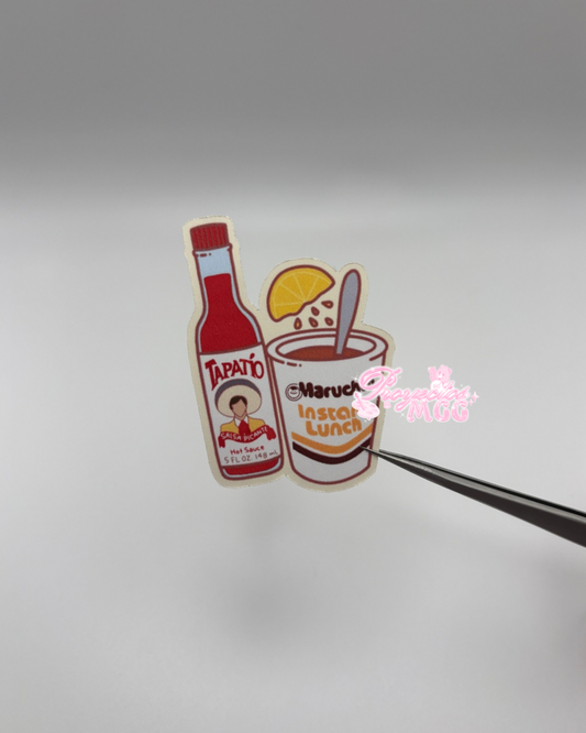 Sopa Con Chile Matte Sticker