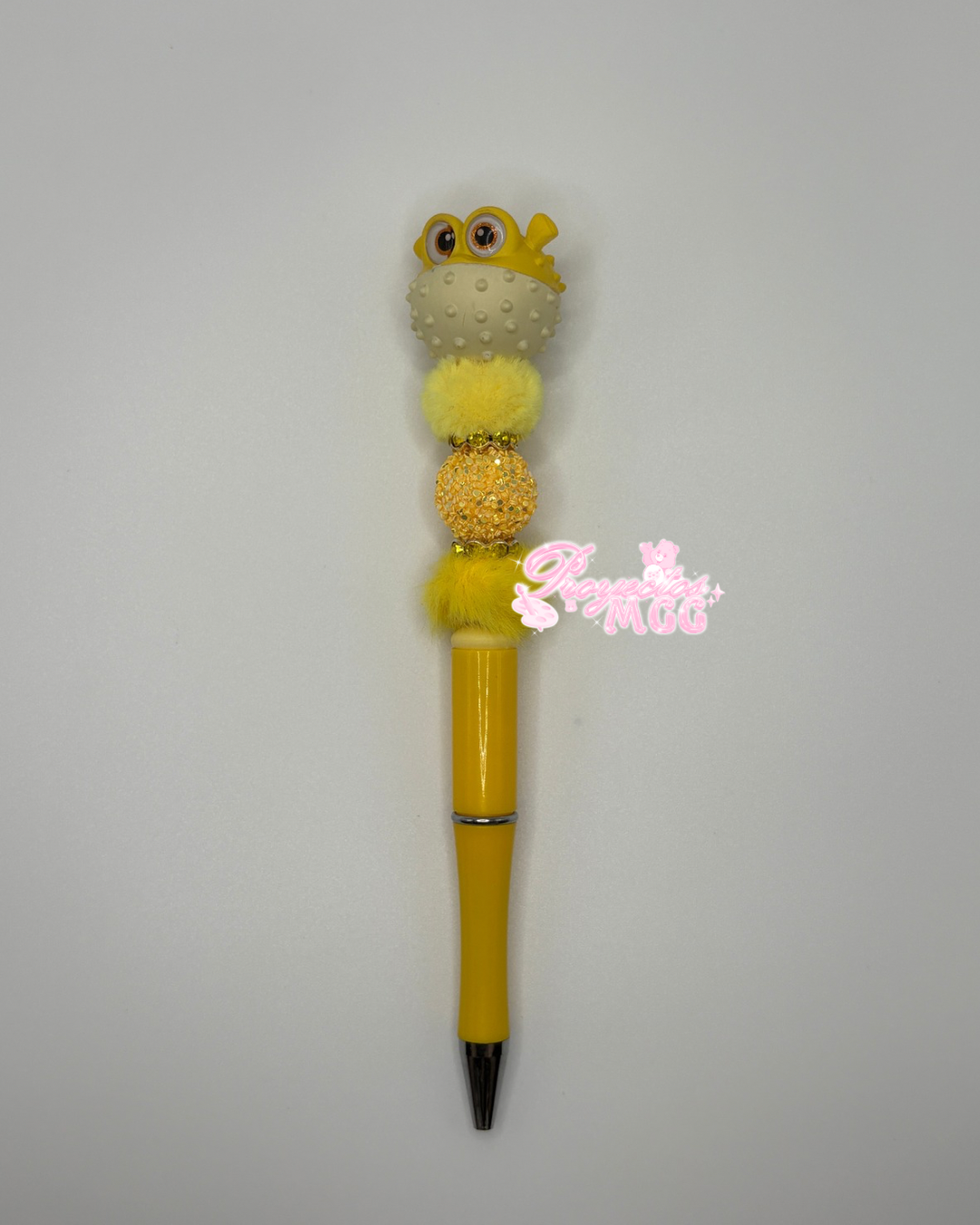 Puffer Fish Beaded Pen