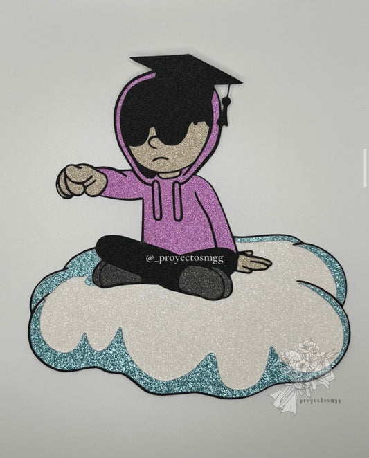 Junior H Grad Bouquet Topper