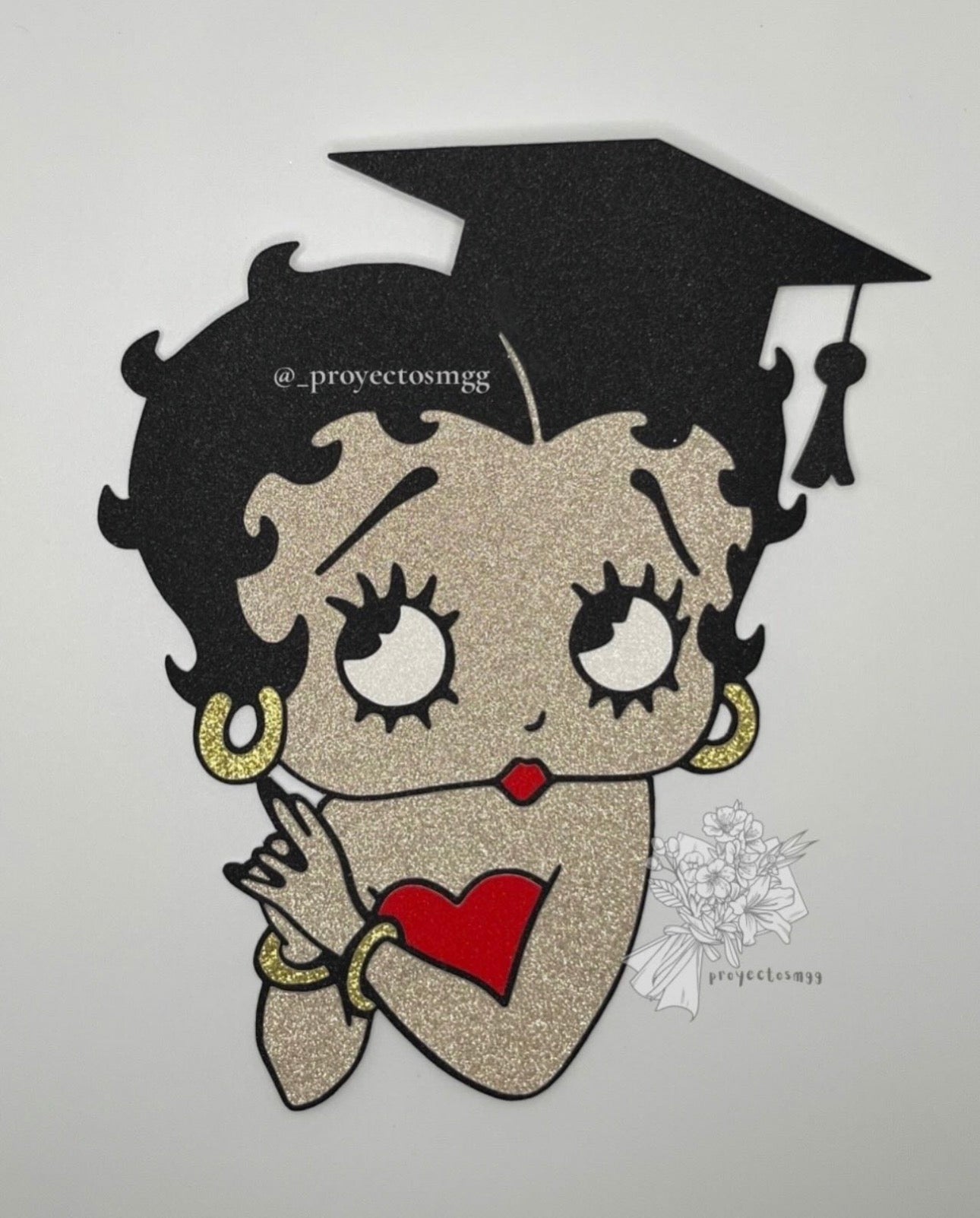 Betty Grad Bouquet Topper