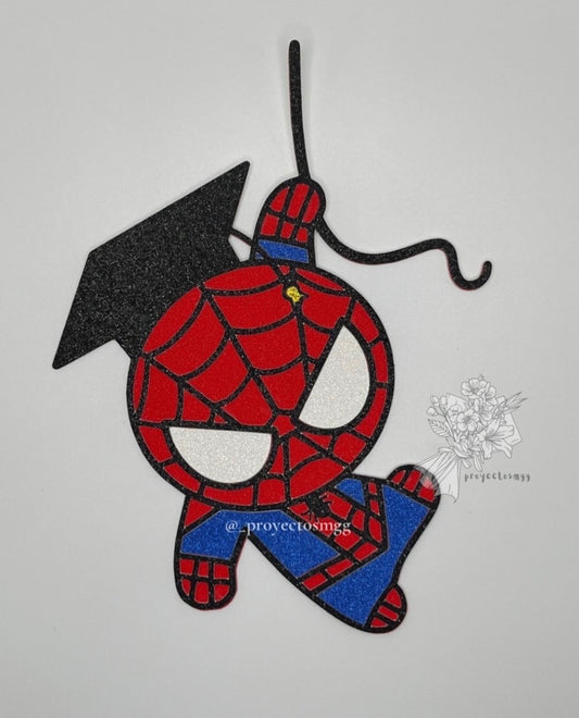 Spidey Grad Bouquet Topper