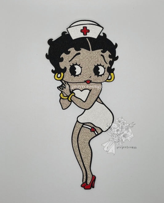 Betty Nurse Grad Bouquet Topper