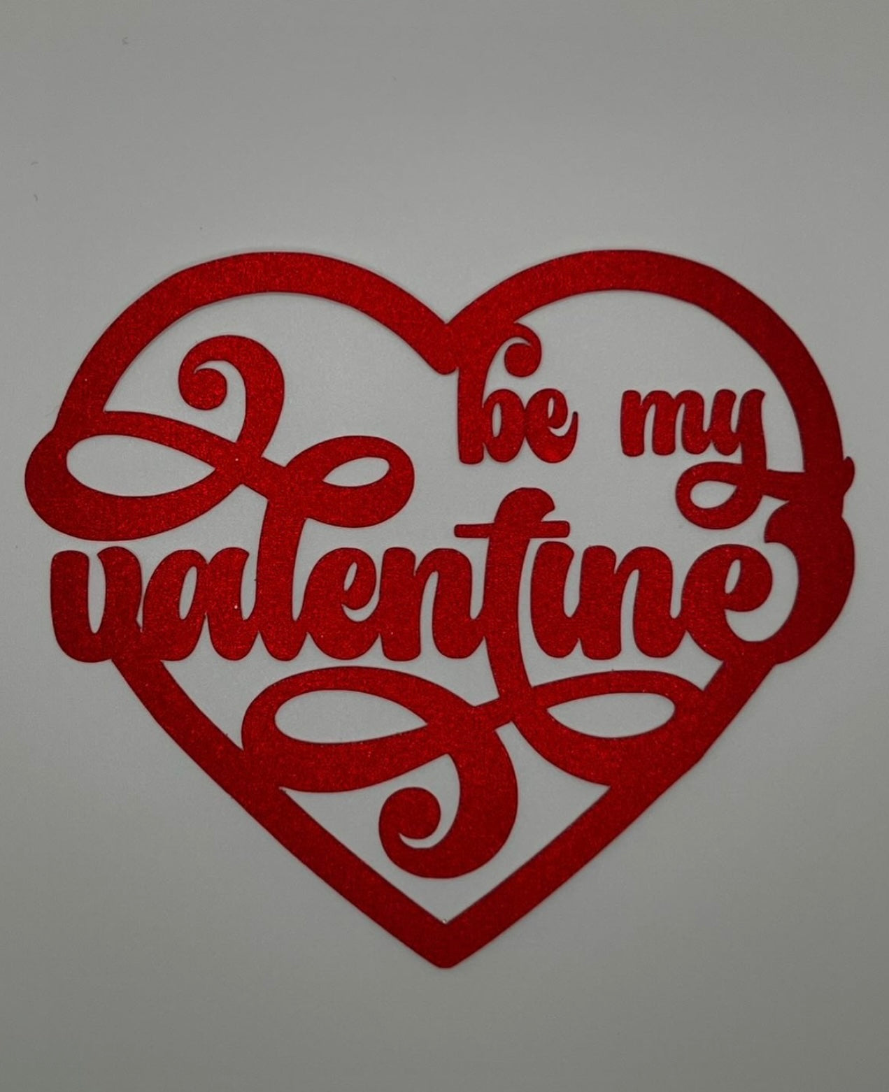 Be My Valentine Bouquet Topper