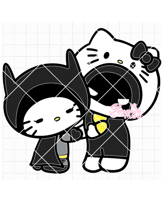 HK Bat Couple SVG Digital File