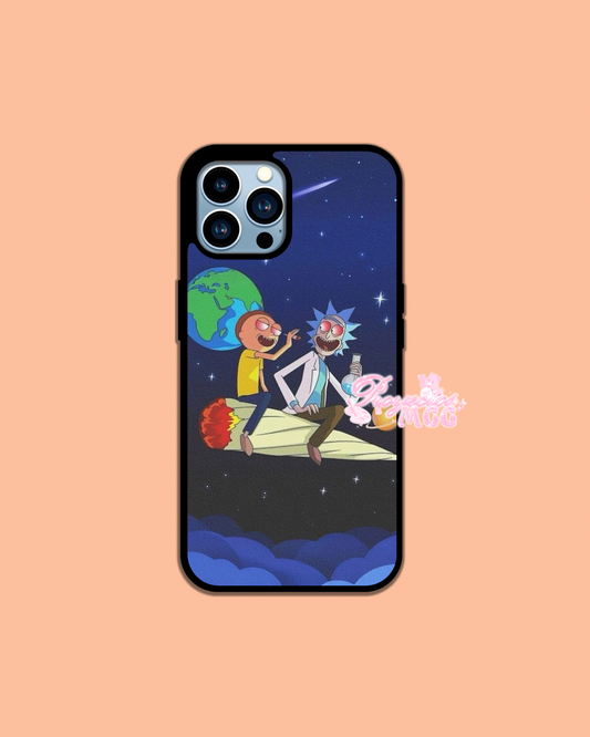 Galaxy Rick Morty Phone Case