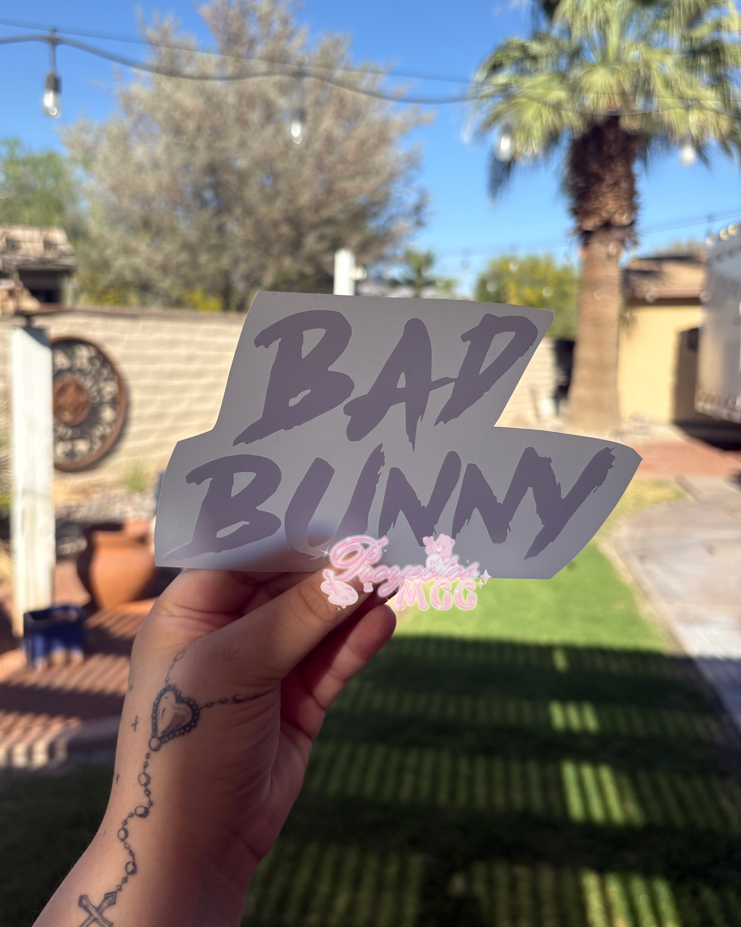 Bad Bunny Vinyl Car Decal