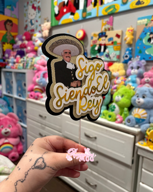 Chente Layered Birthday Cake Topper