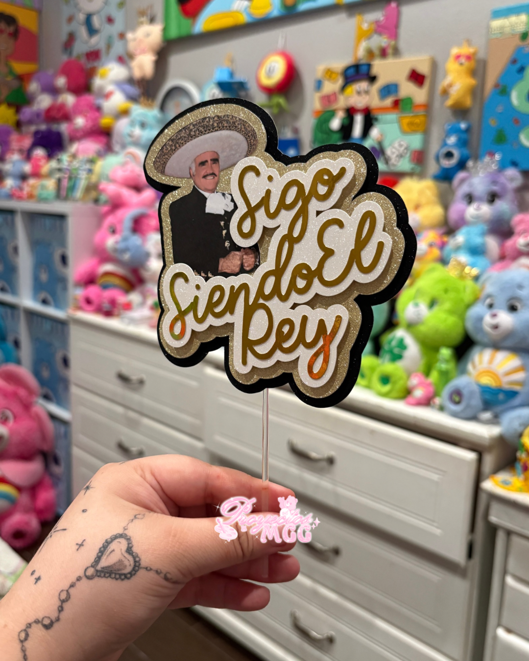 Chente Layered Birthday Cake Topper