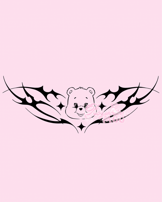 Bear Tramp Stamp Vinyl Car Decal