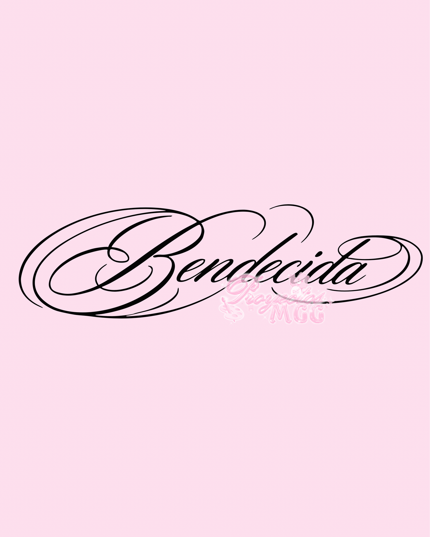 Bendecida Vinyl Car Decal