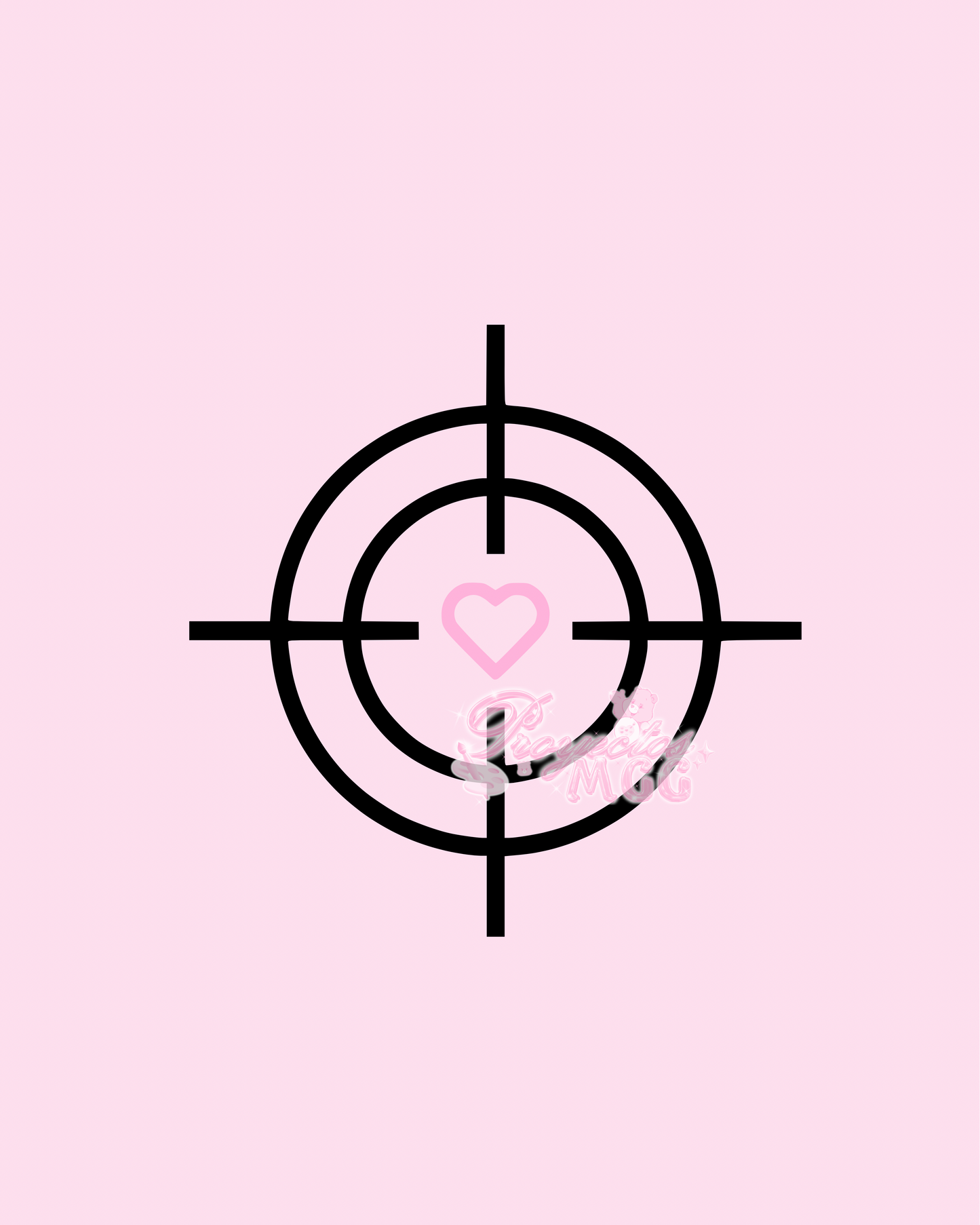 Heart Scope Vinyl Car Decal